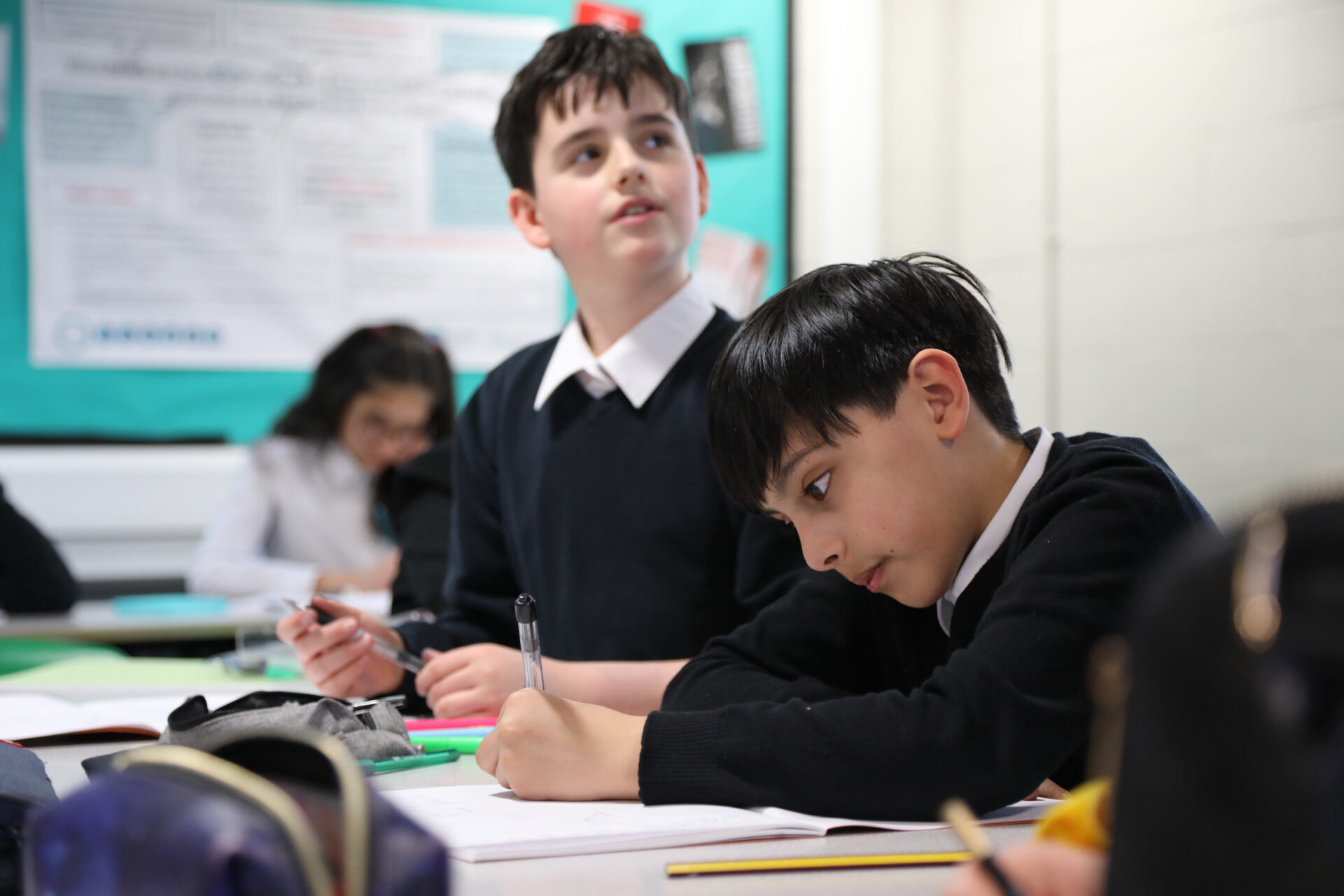 Boys-writing
